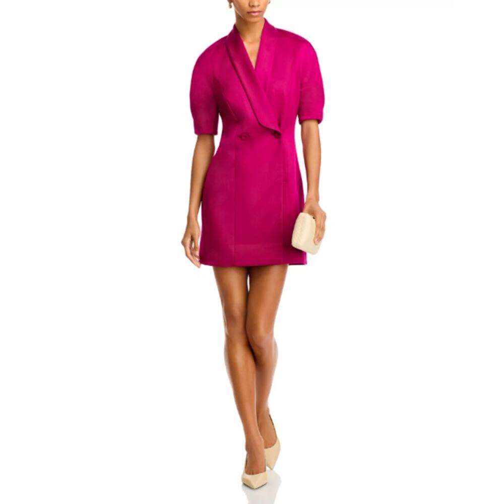 Derek Lam 10 Crosby Women's Cerise Desiree Blazer Dress Size 6 - Picture 13 of 13
